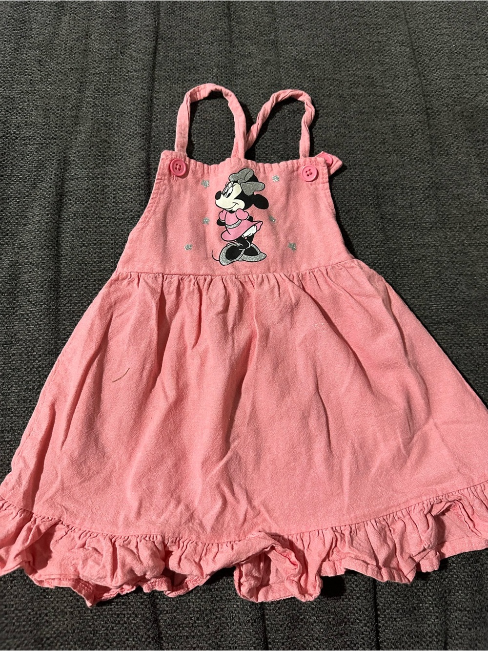 Disney Pink Minnie Mouse Ruffle Sundress